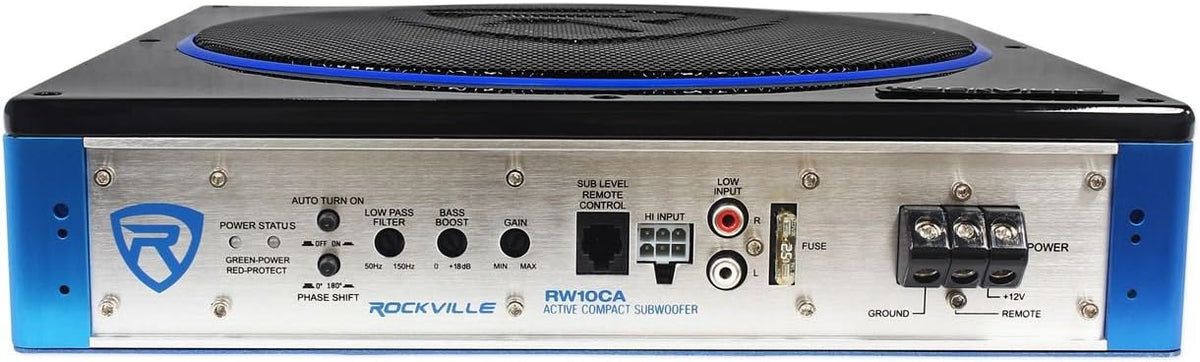 10 800 Watt Slim Powered Car Subwoofer G627