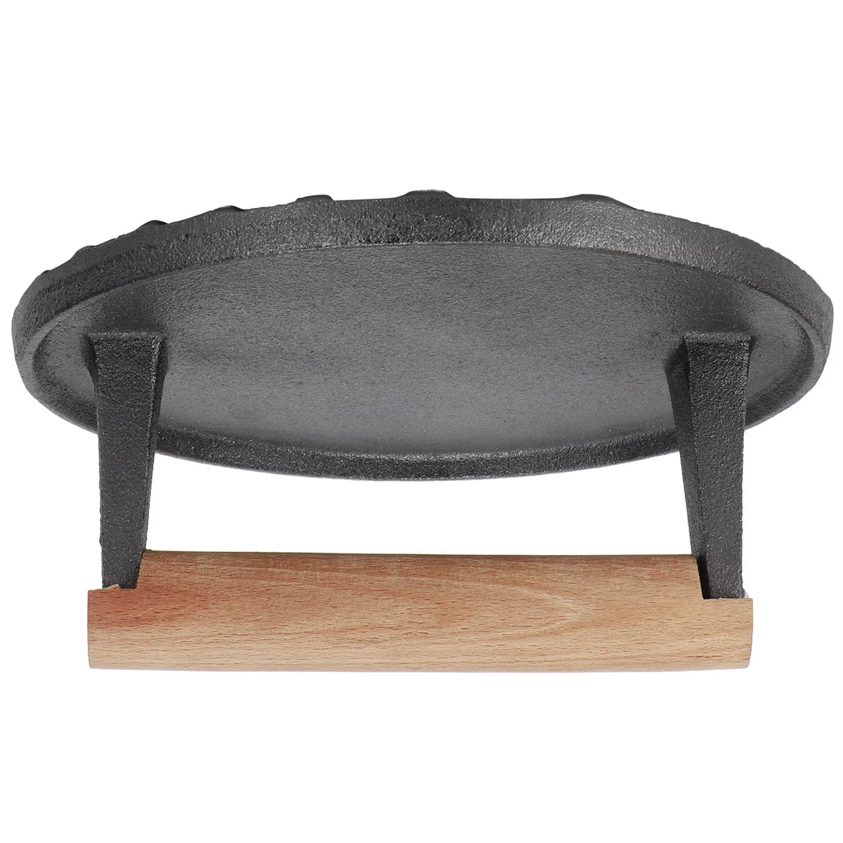 Cast Iron Wooden Handle Steak Press X4966