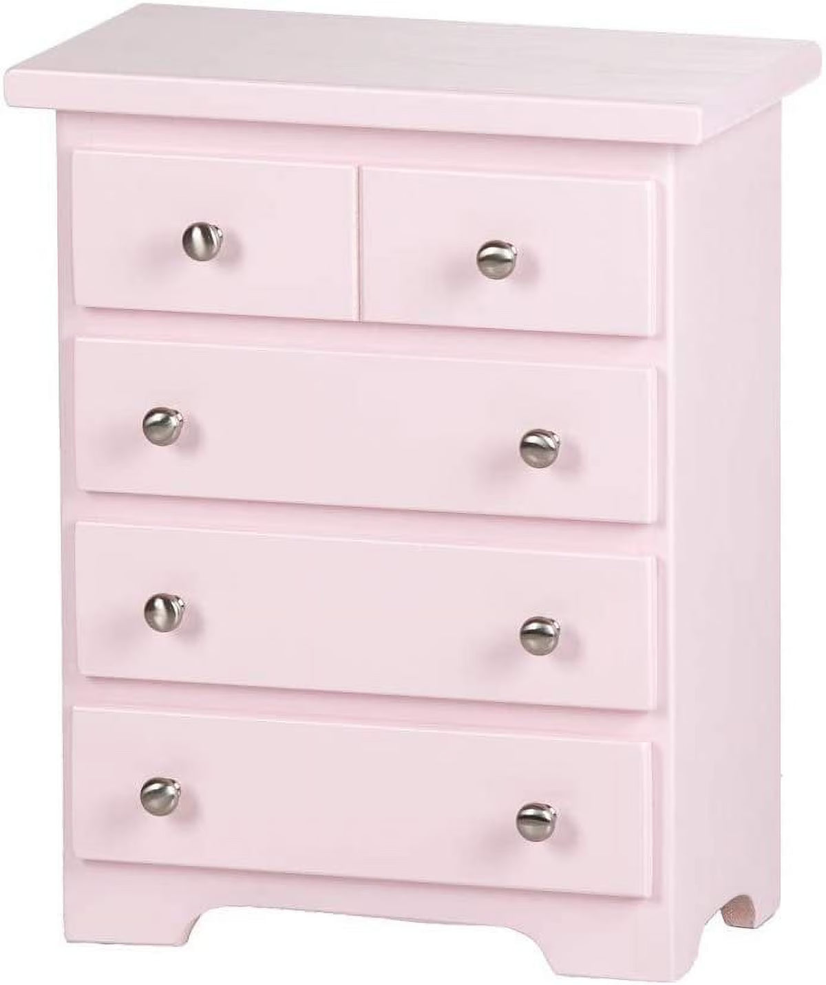 Pink Wooden Doll Chest of Drawers E253397