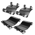 4-Pack Black Tire Dolly R438