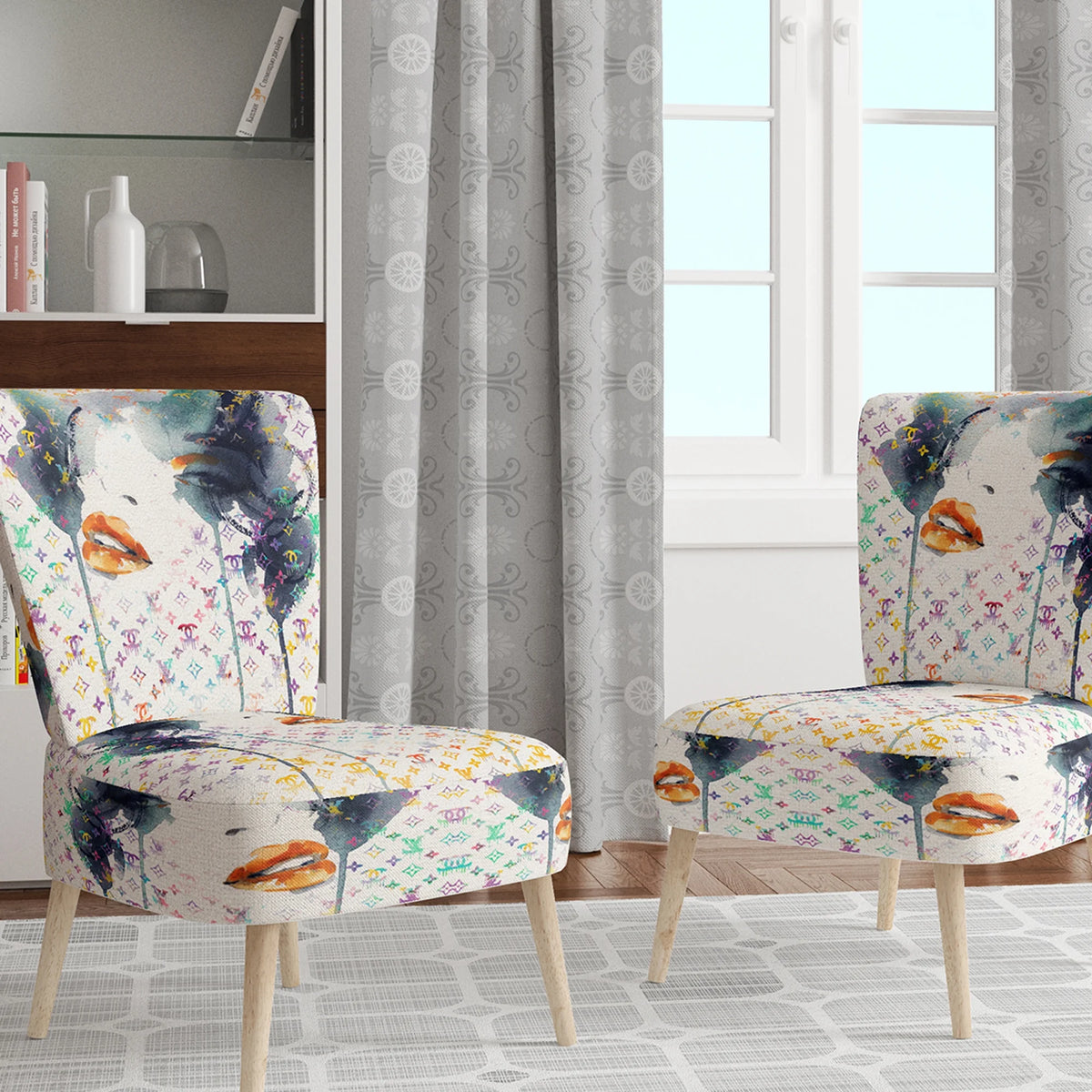 Upholstered Accent Chair J58629