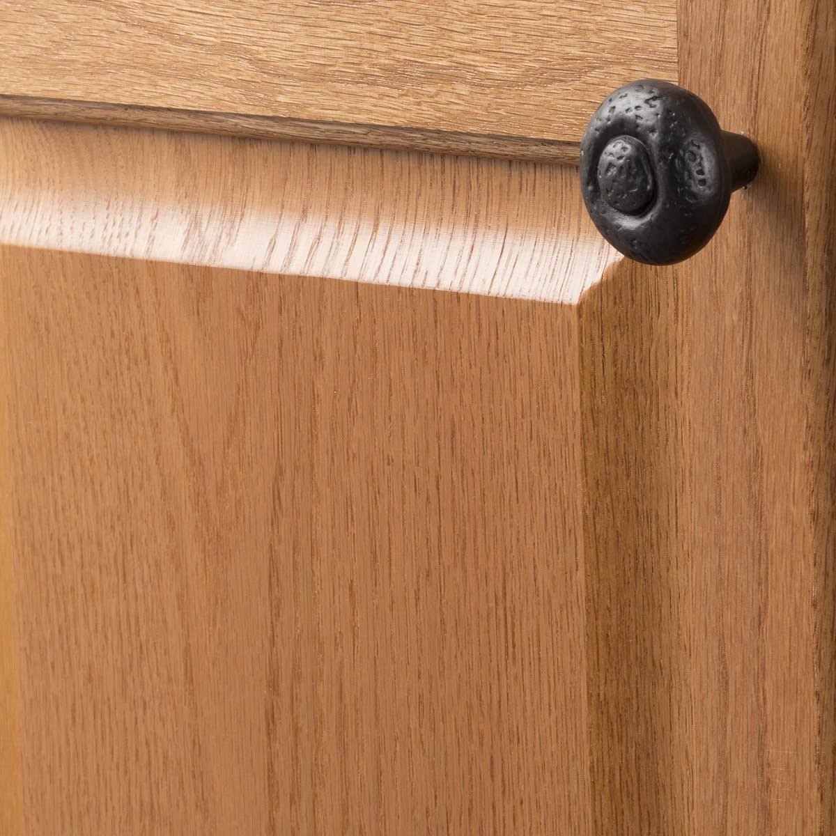 Black Iron Mushroom Cabinet Knob A33901