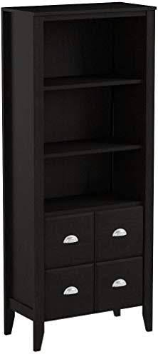 Library with Doors Jamocha Wood S1263