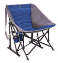 Royal Blue Padded Folding Rocking Camp Chair Y7441