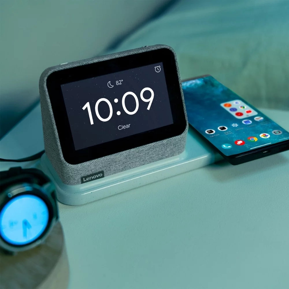 Smart Clock 2 with Wireless Charging Dock - Heather Grey G843633