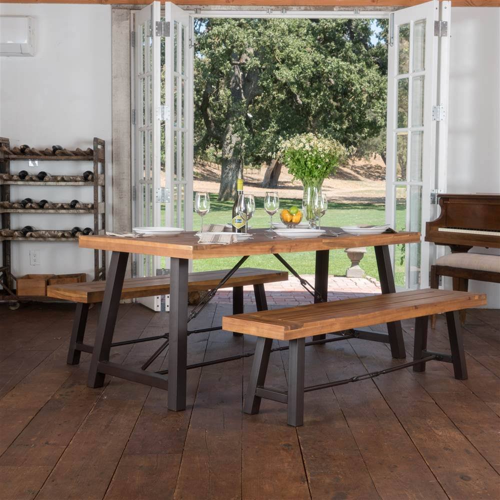 Acacia Wood Picnic Table L567