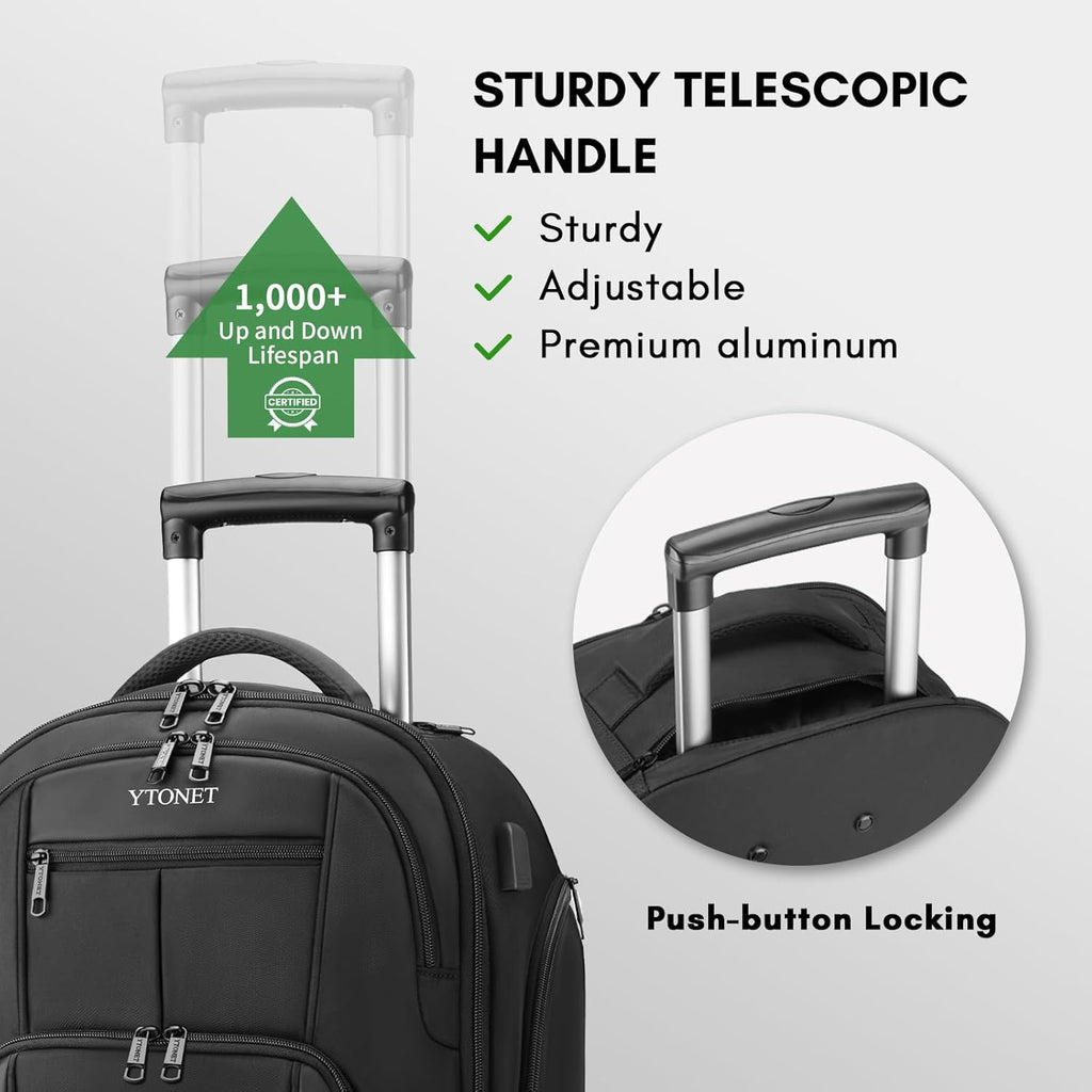 16 Inch Water Resistant Underseat Carry On Luggage with Spinner Wheels L83242