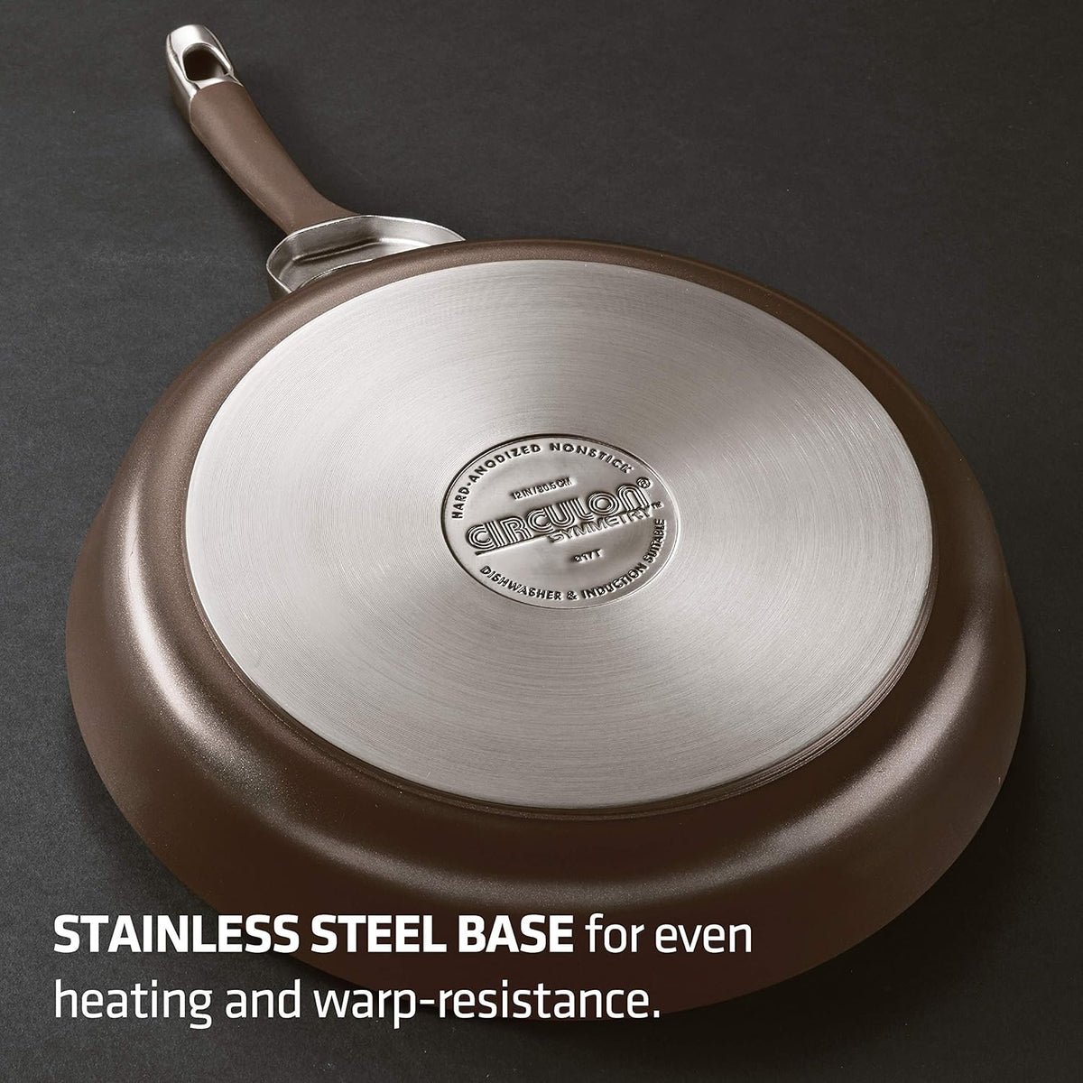 Hard Anodized Nonstick Casserole Dish with Lid - 7 Quart, Chocolate K919958