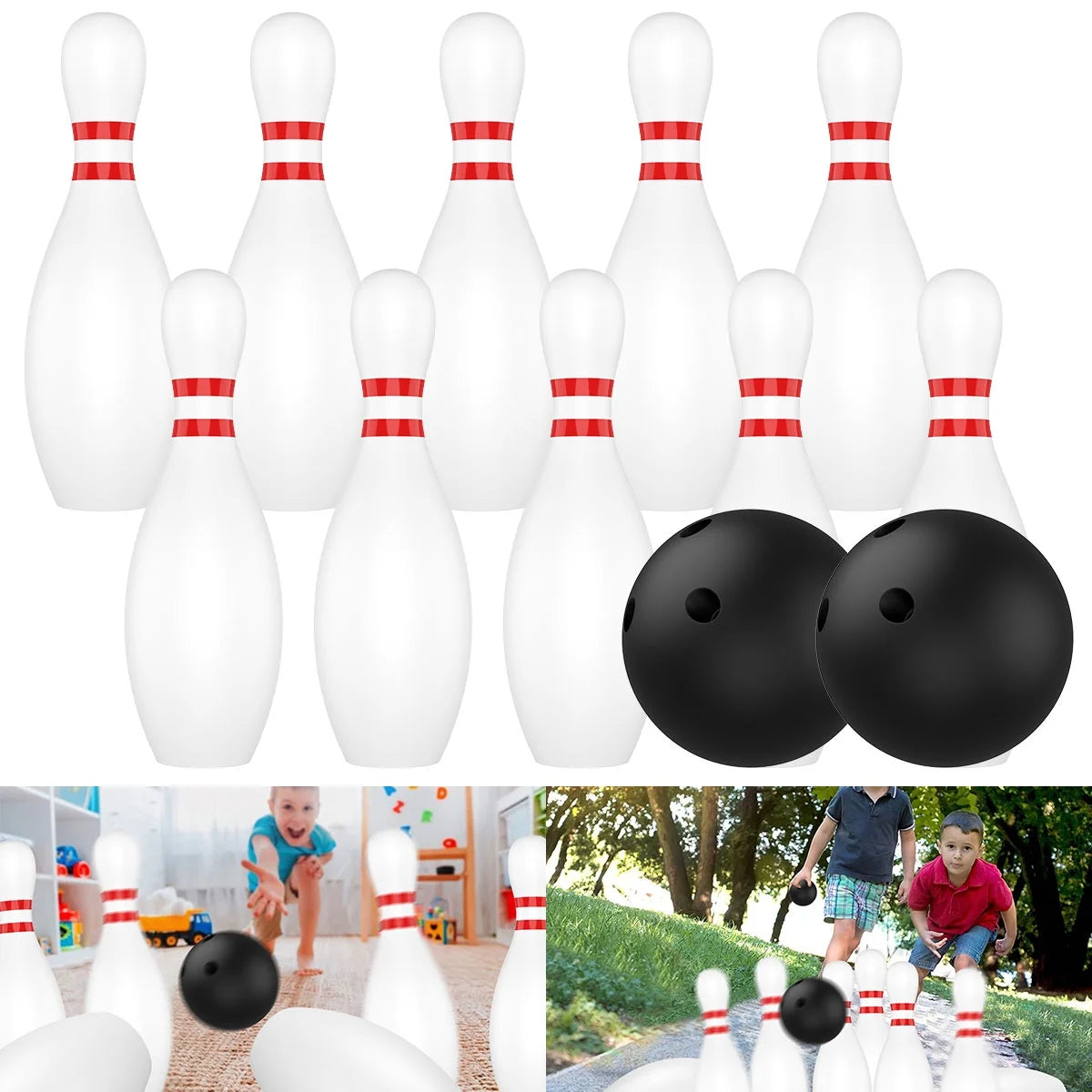 12PCS Toddler Kids Bowling Game Set B306247