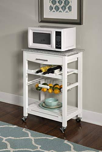 White Kitchen Island W5829