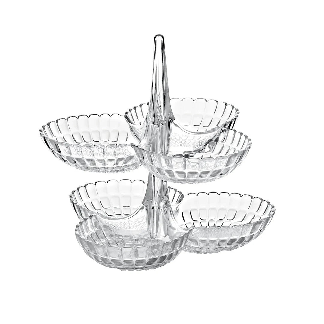 Set of 2 Hors d’oeuvres dish Sky Grey F382350