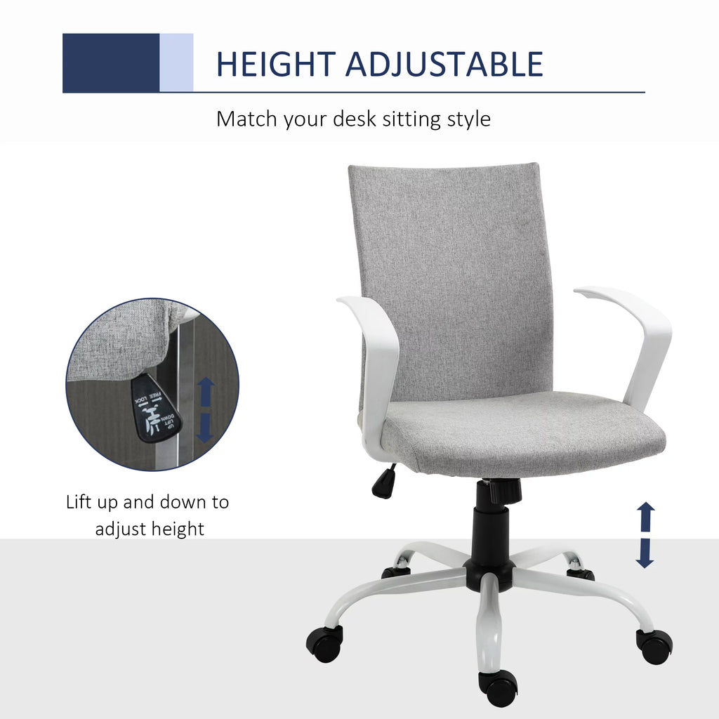 Mid-Back Ergonomic Office Chair with Adjustable Height H998