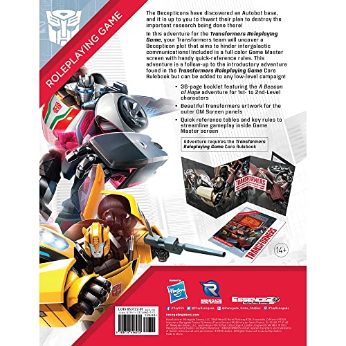 Transformers Roleplaying Game Adventure & GM Screen P1403