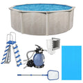 18 Foot by 52 Inch Steel Frame Above Ground Pool W25999