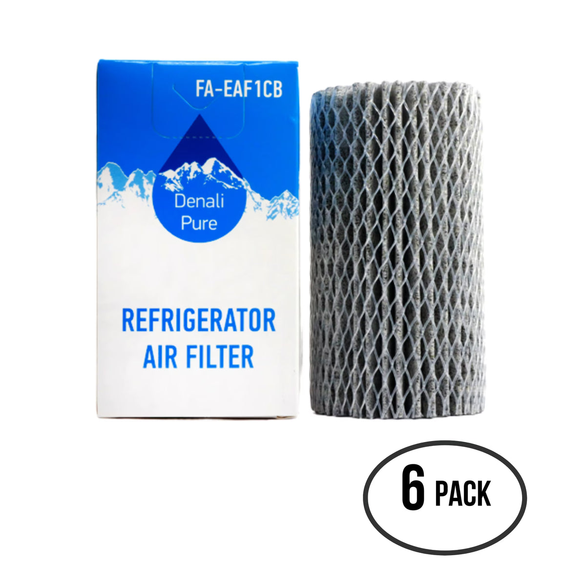 6-Pack Refrigerator Air Filter V467