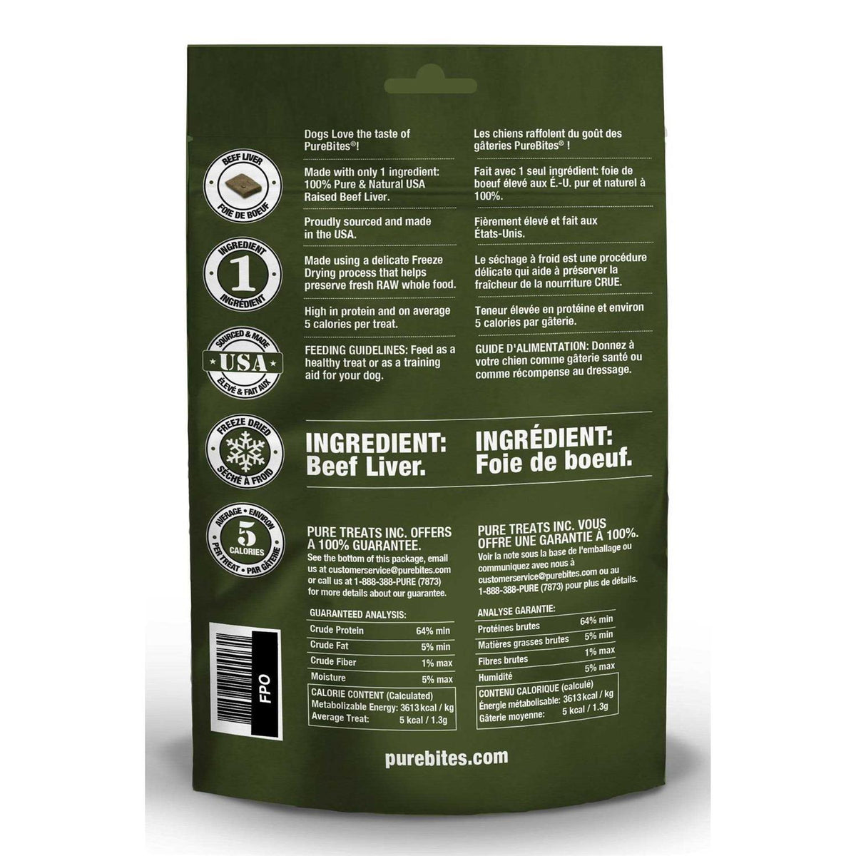 Beef Liver Freeze Dried Dog Treats I5180