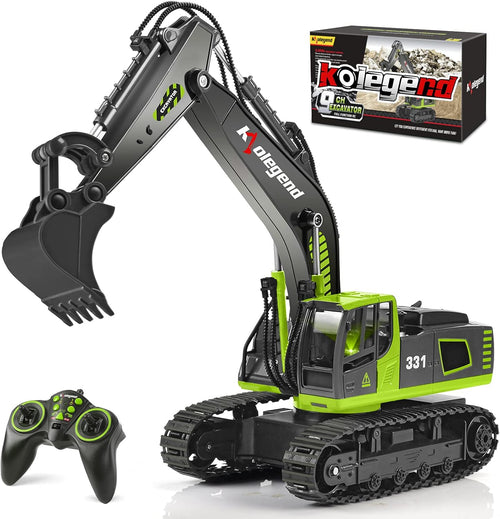 1/18 Scale RC Hydraulic Excavator Construction Vehicle with Lights X7703
