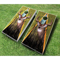 Gold Purple Cornhole Set S6884