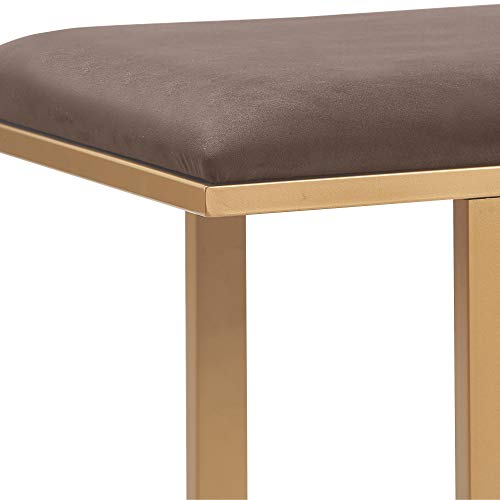 Dark Grey Velvet Bedside Bench A749