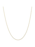 14K Rose Gold 6R Cable Rope Chain Necklace D379