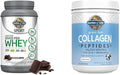 Chocolate Grass Fed Whey Protein & Collagen Peptides Powder 19.75 Ounce D85296