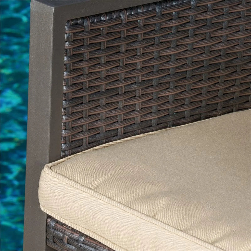 Multi Brown Bar Stool Set of 2 N7615