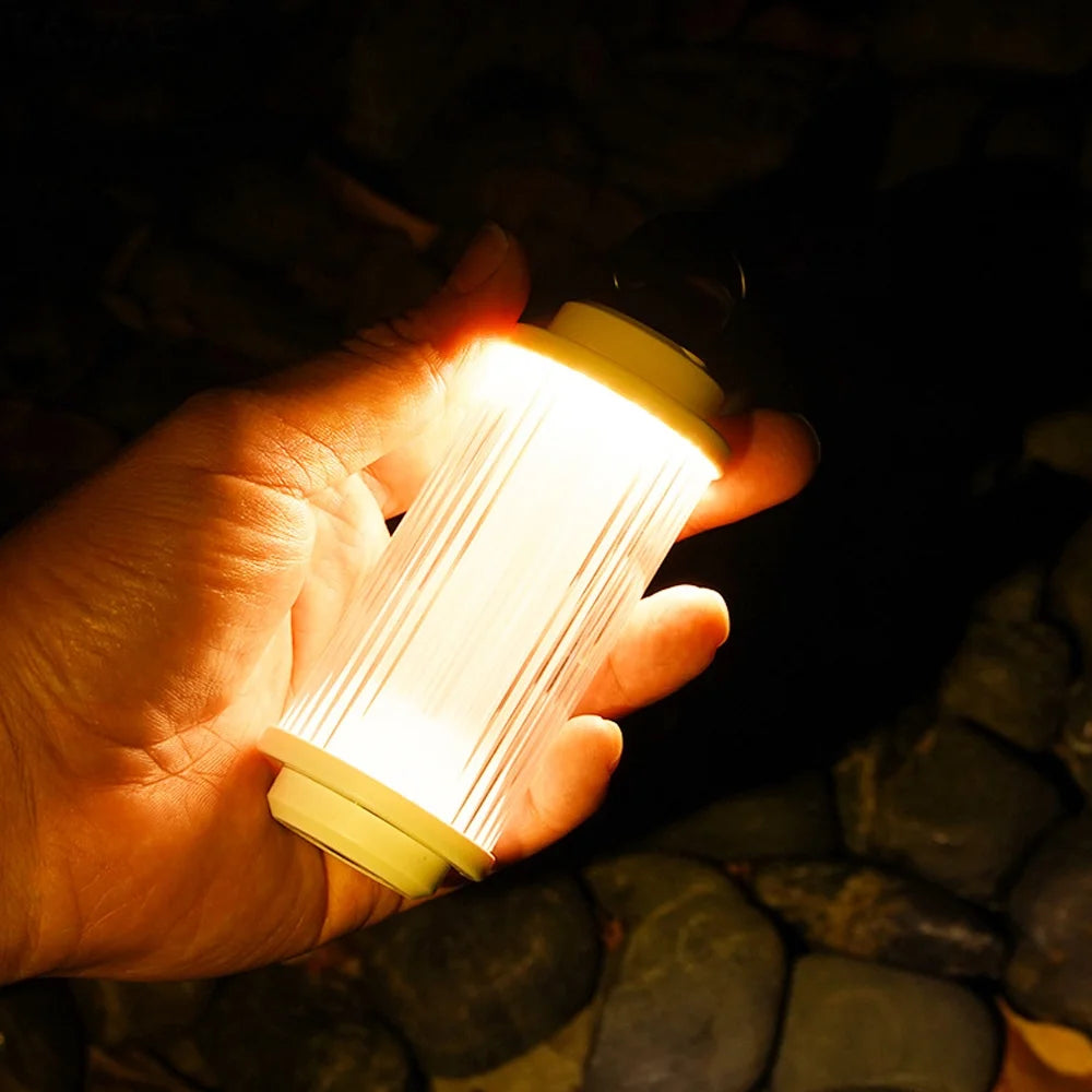 USB Rechargeable Portable Tent Lantern with Stepless Dimming C64730