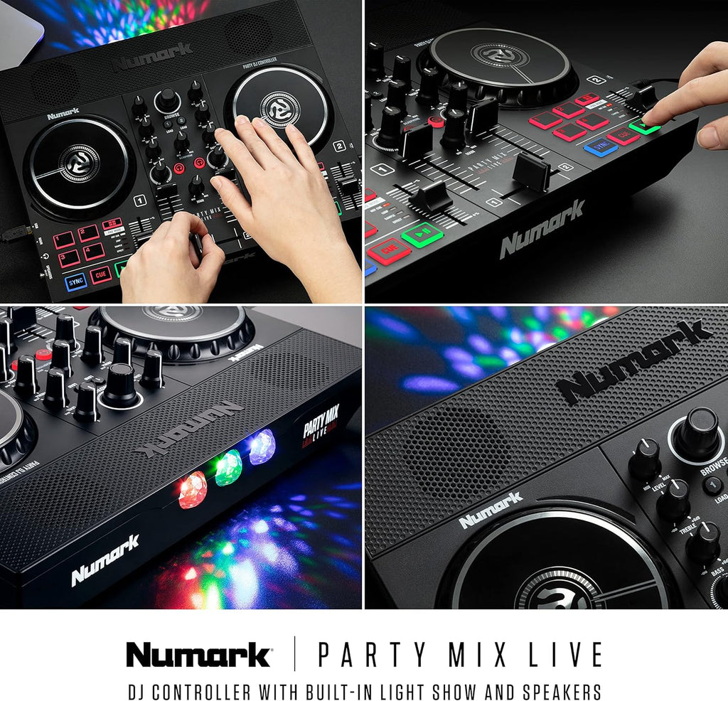 DJ Controller with Built in Speakers and DJ Mixer W97827