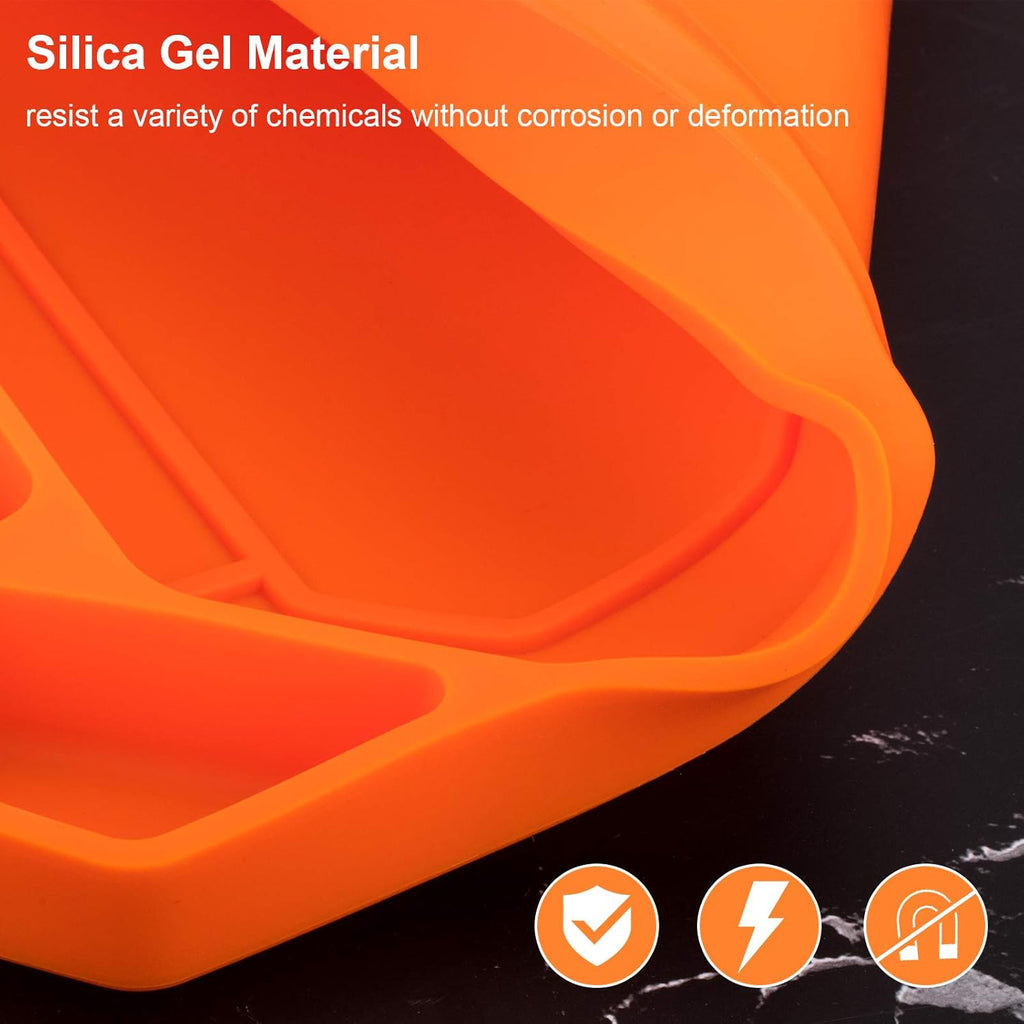 3pcs Non-slip Flexible Silicone Tool Tray X434