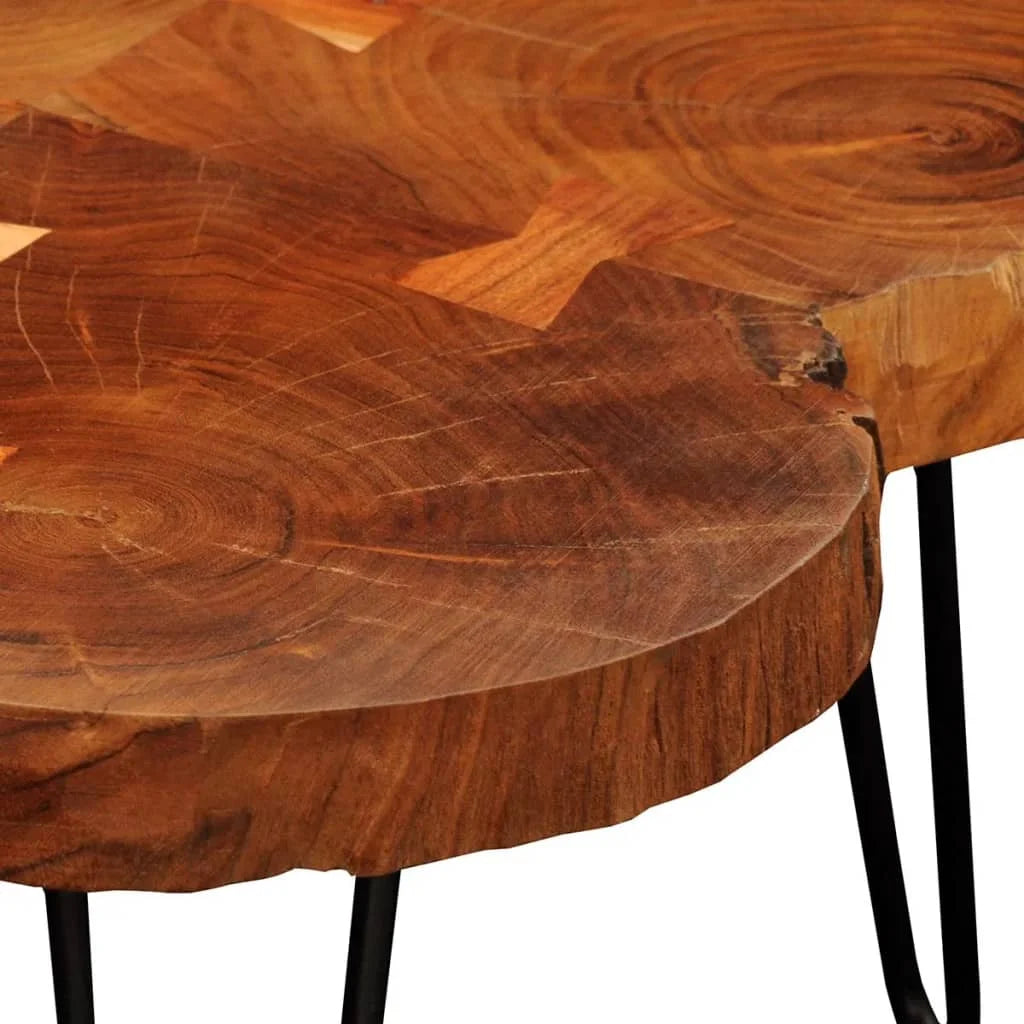 Solid Sheesham Wood Coffee Table Y40036