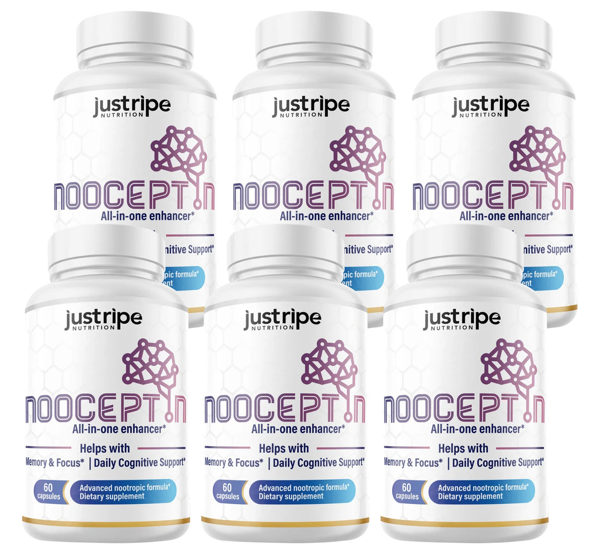 6 Pack Cognitive Enhancer Capsules A52694