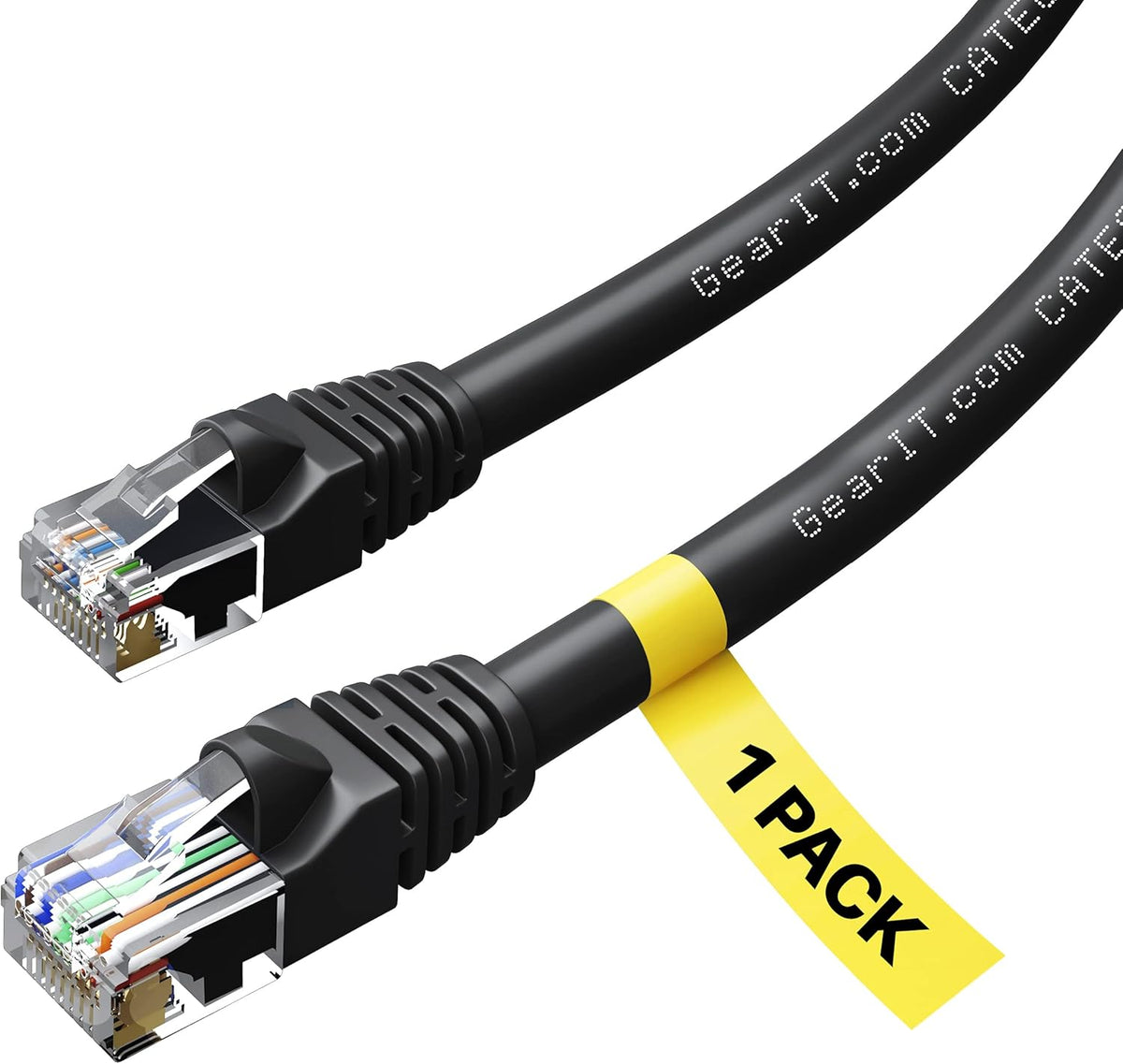 Cat 6 Ethernet Cable 10 ft 20-Pack Black B1903