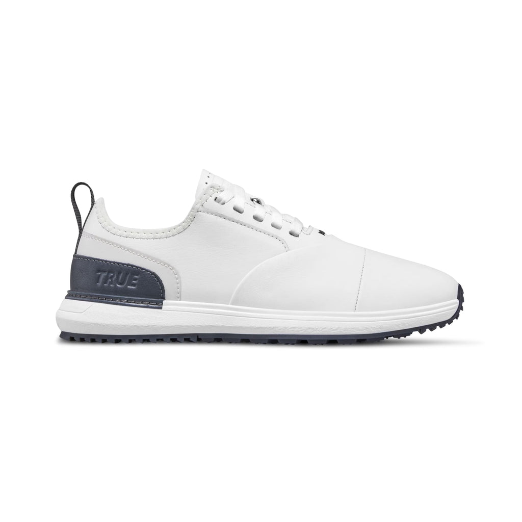 Tour White Grey Leather Golf Shoes H12722