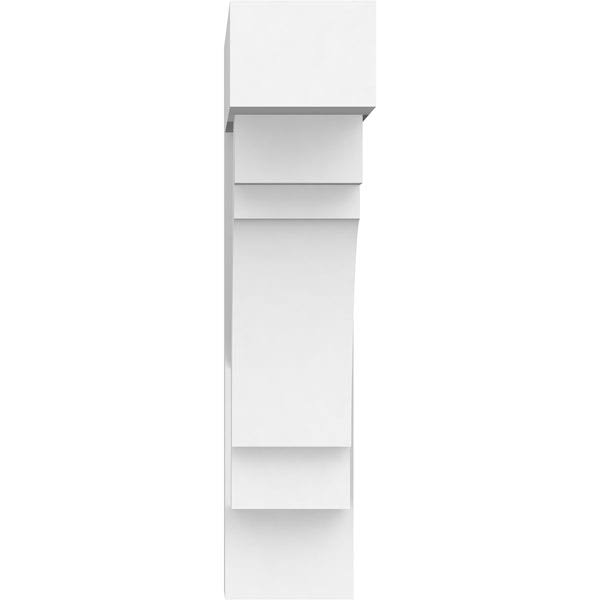 PVC Bracket with Block Ends - 5 x 18 x 24 in. Q916