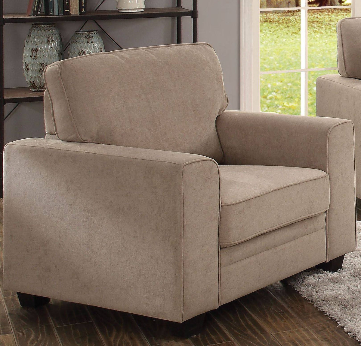 Khaki Fabric Chair S33245