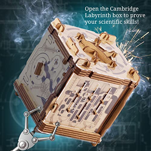 Wooden Escape Room Puzzle Box W3776