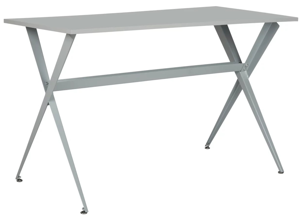 Grey Cross Leg Writing Desk M321