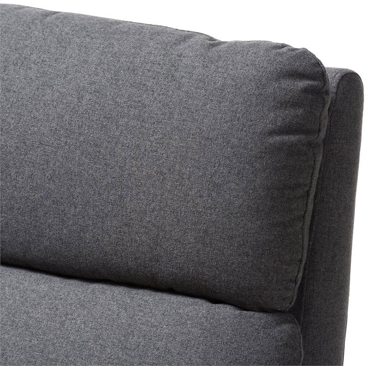 Gray and Walnut Recliner G88853