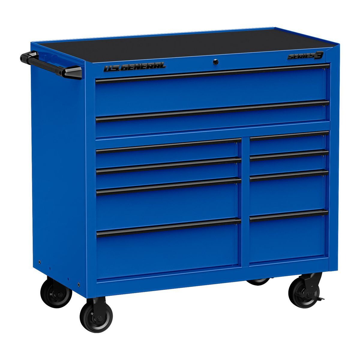 42 in. x 22 in. Blue Roll Cab K114