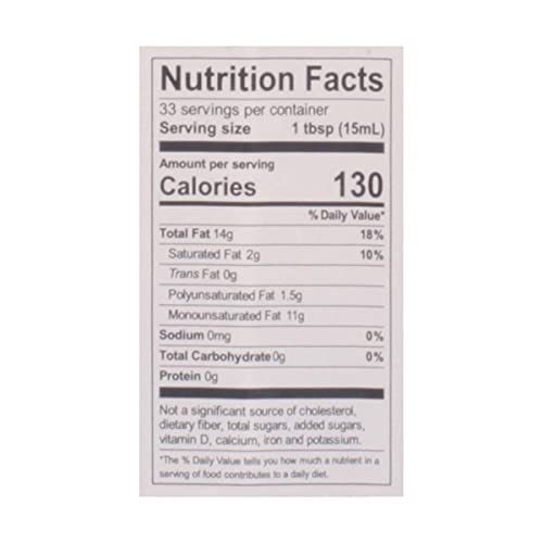 Organic Extra Virgin Olive Oil, 16.9 Fl Oz Y847469
