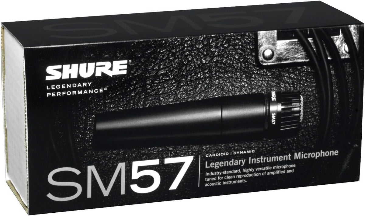 Cardioid Dynamic Microphone with Boom Stand, XLR Cable, Mic Clip, and Bag D776