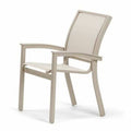Stacking Patio Dining Armchair Textured Graphite Night W900468