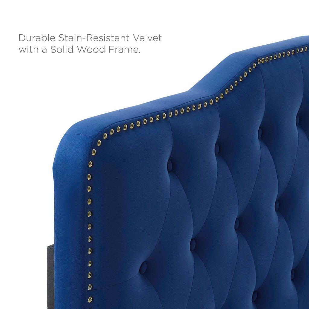 Pink Tufted Velvet Full/Queen Headboard E135