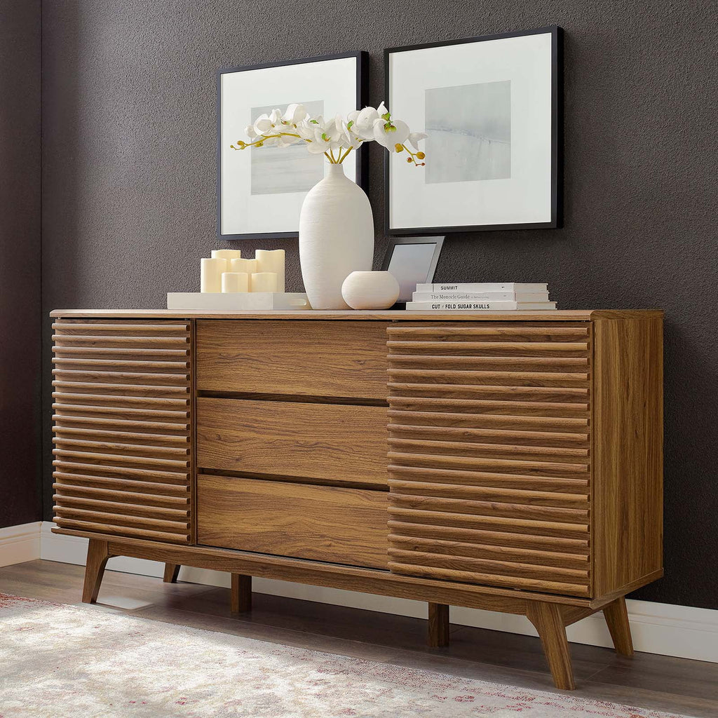 Walnut Sideboard Buffet Table or TV Stand S695771