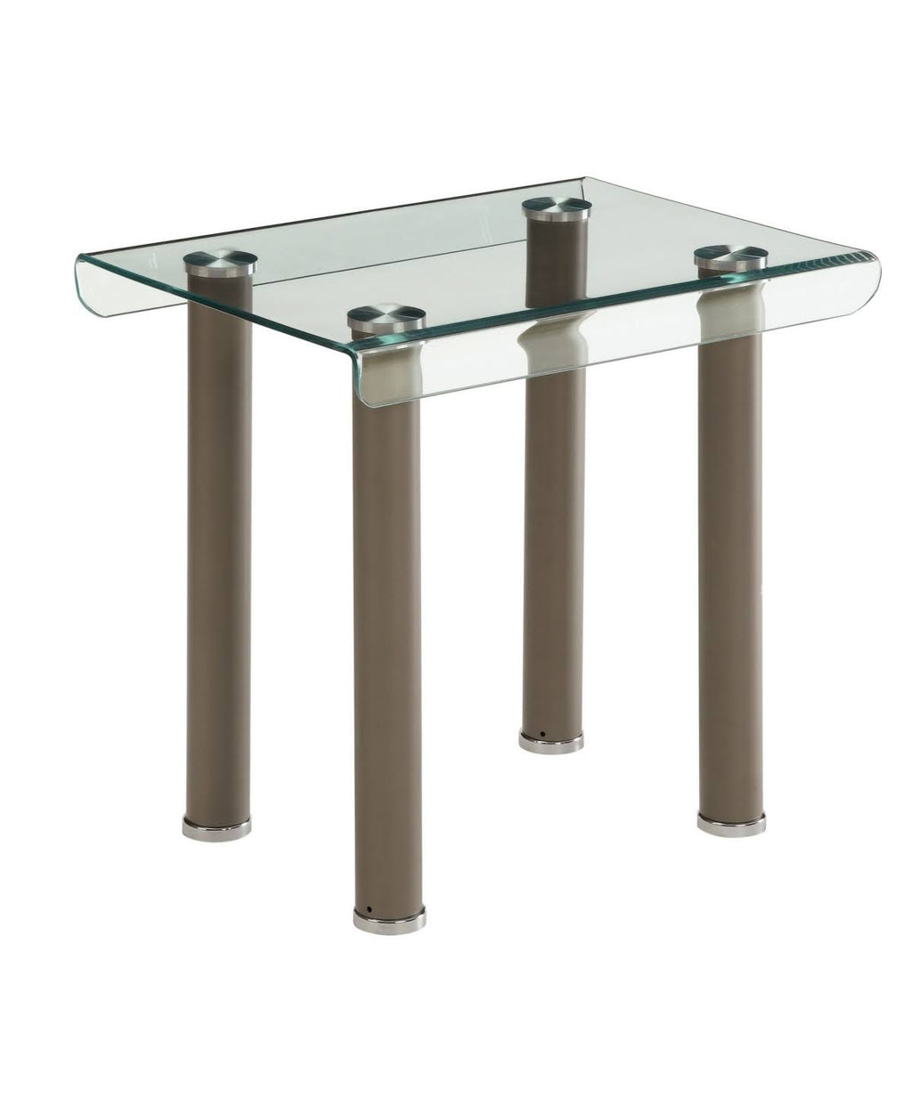 Glass Top End Table C344