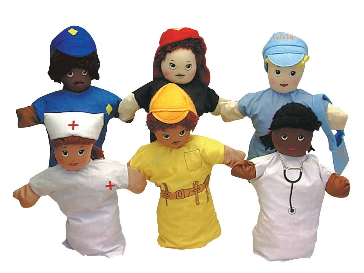 Set of 6 Hand Puppets W4103