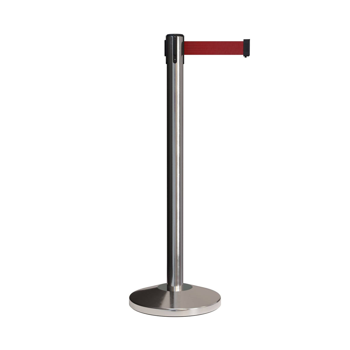 Retractable Belt Stanchion with Stainless Steel Post B954