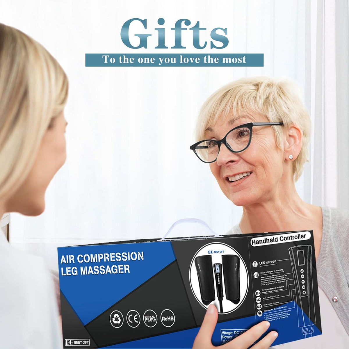 Compression Leg Massager with Heat O93609