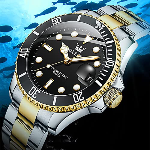 Stainless Steel Analog Quartz Watch with Day I835