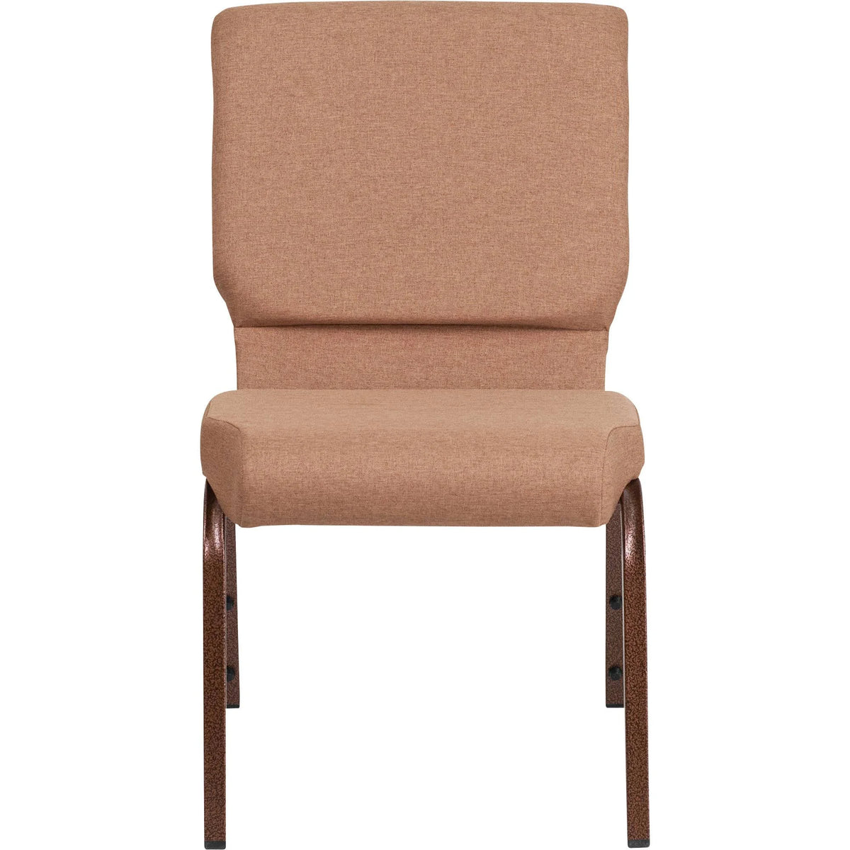 Caramel Fabric Stacking Church Chair S394